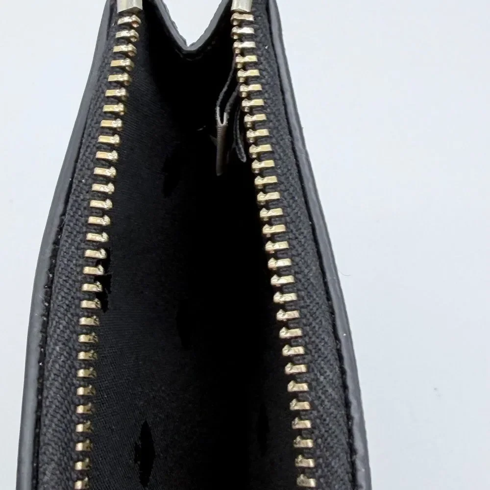Kate Spade Pebble Leather Wallet with Gold Accents